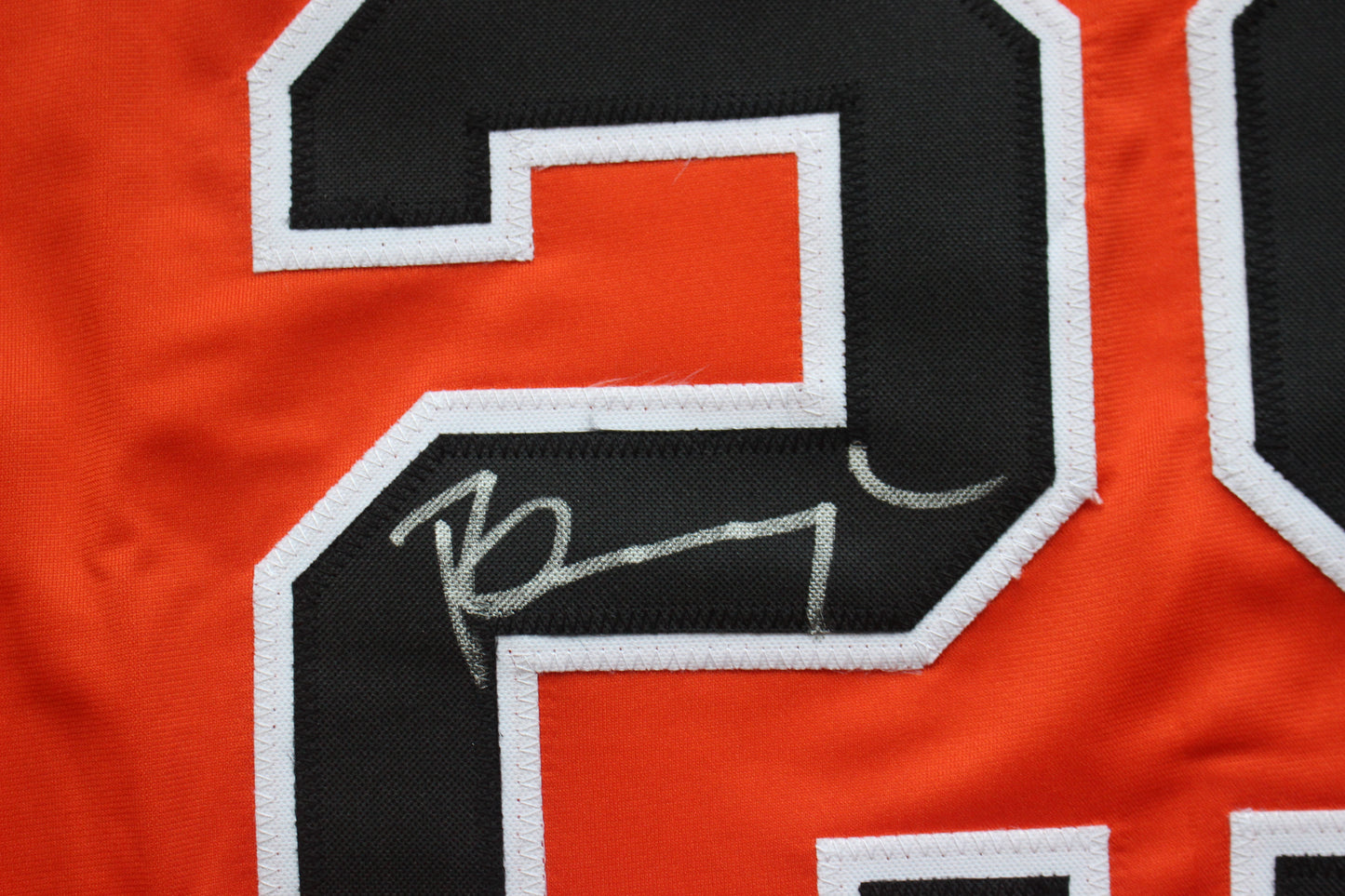 PETE INCAVIGLIA OSU ORANGE #29 "PISTOLS UP!" with STATS
