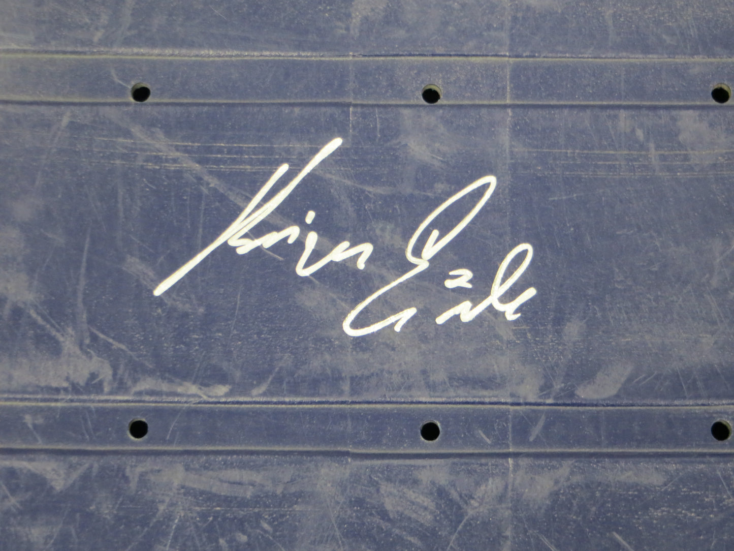 KEVIN VON ERICH SIGNED ORIGINAL TEXAS STADIUM Seat Bottom BAS COA