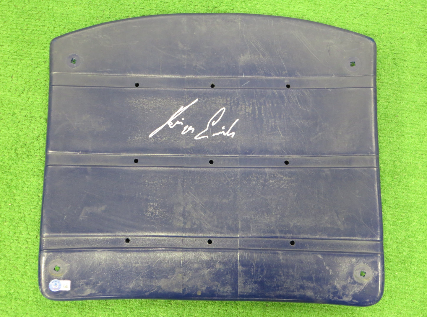 KEVIN VON ERICH SIGNED ORIGINAL TEXAS STADIUM Seat Bottom BAS COA