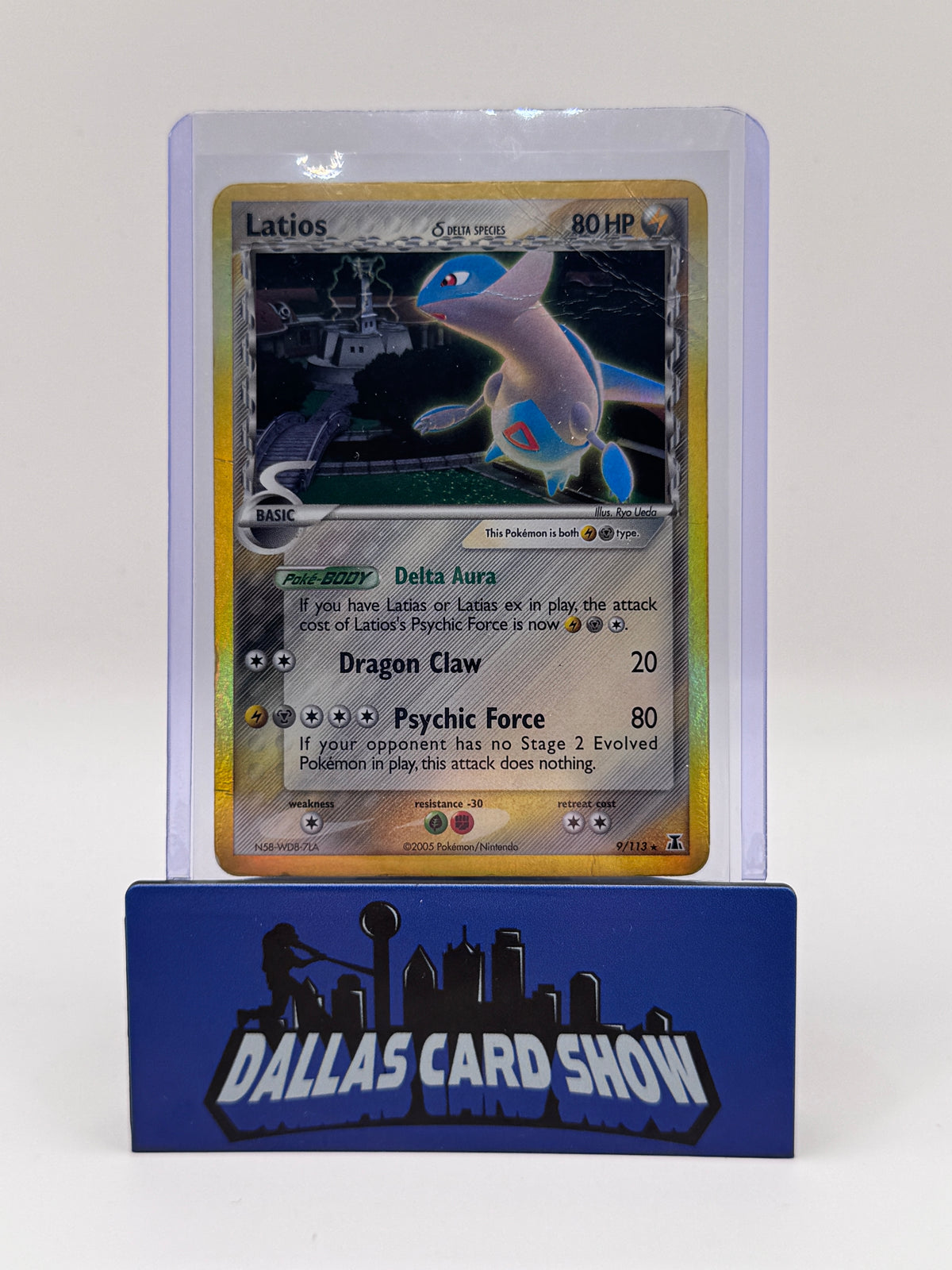 2005 Pokemon - Latios (Delta Species Holo) - 9/113 EX Delta Species DMG'd