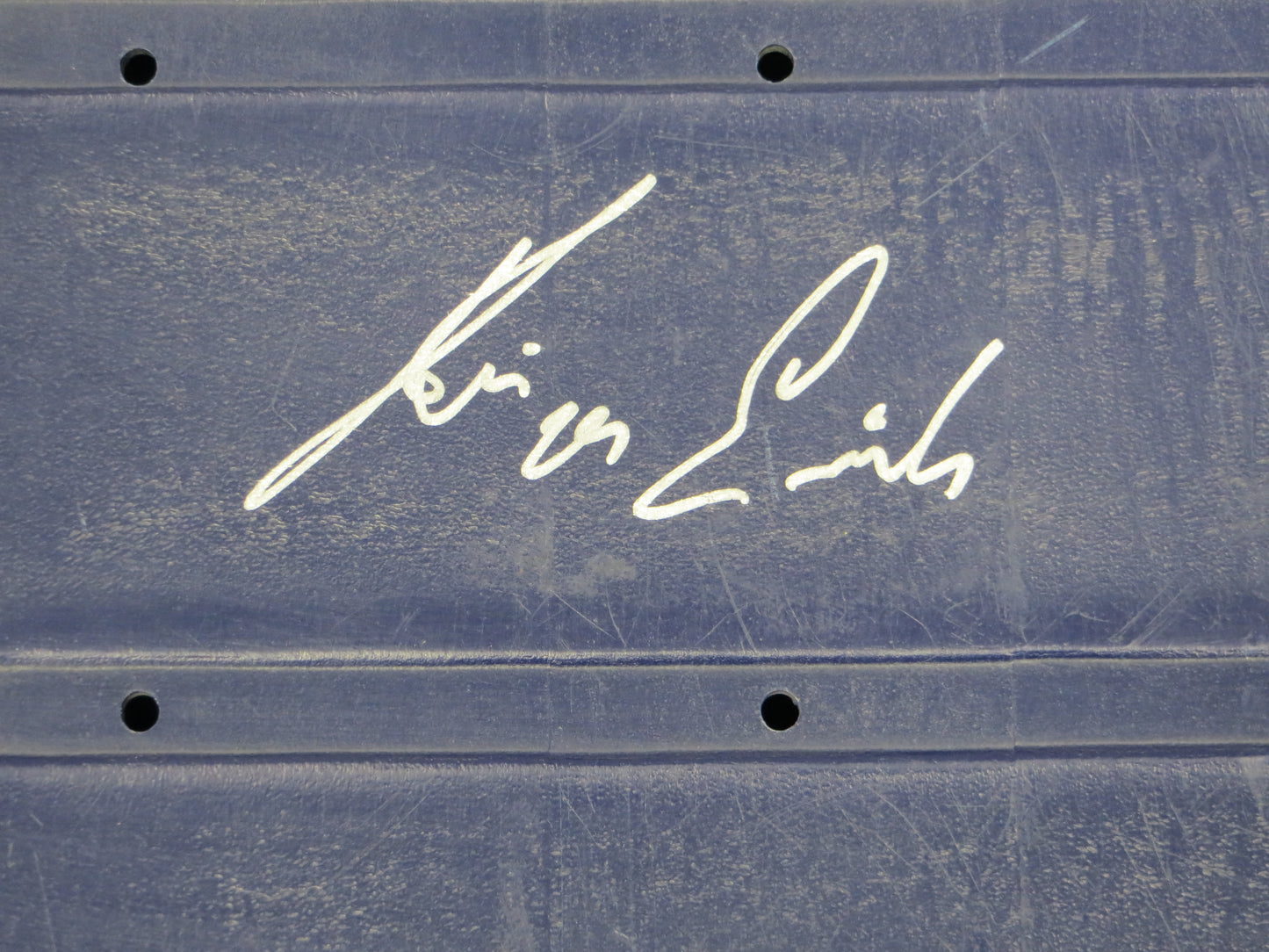 KEVIN VON ERICH SIGNED ORIGINAL TEXAS STADIUM Seat Bottom BAS COA