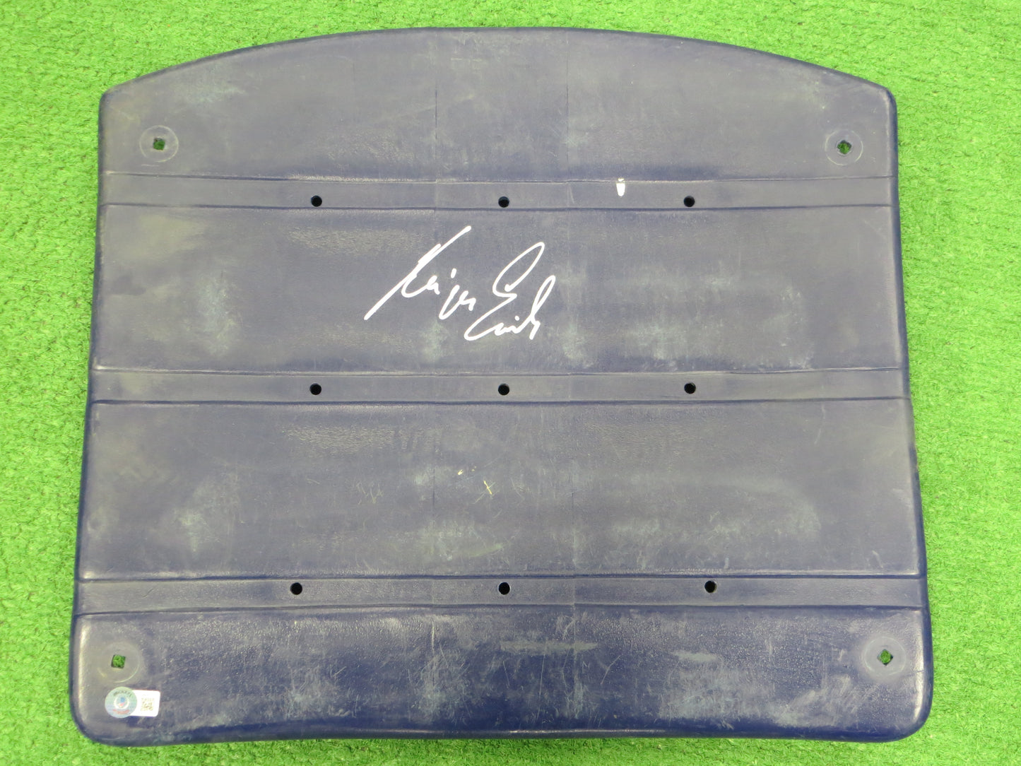 KEVIN VON ERICH SIGNED ORIGINAL TEXAS STADIUM Seat Bottom BAS COA