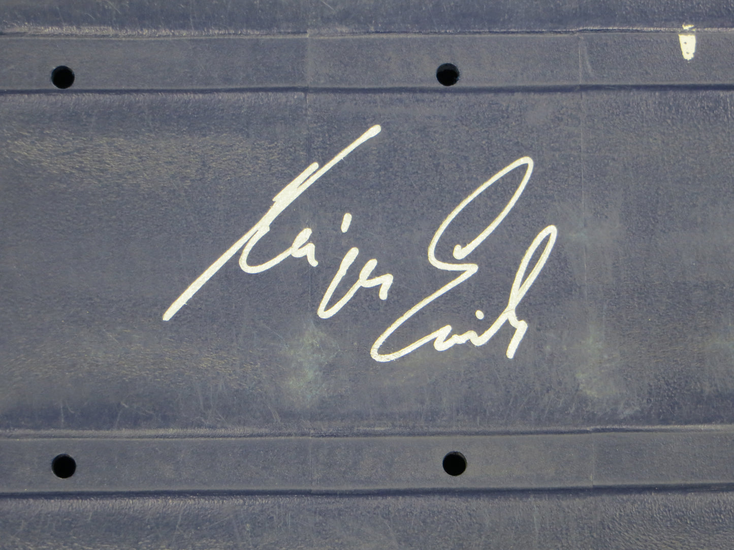 KEVIN VON ERICH SIGNED ORIGINAL TEXAS STADIUM Seat Bottom BAS COA