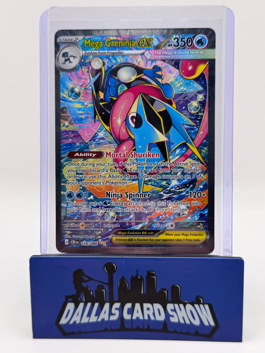 2026 Pokemon - Mega Greninja ex (SIR) - 116/086 Chaos Rising NM
