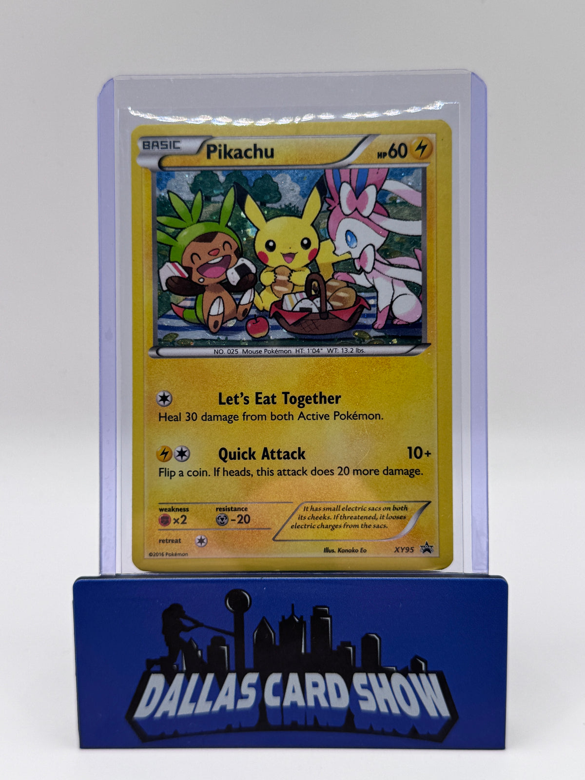 2017 Pokemon - Pikachu (Cosmos Holo) - XY95 Black Star Promos HP