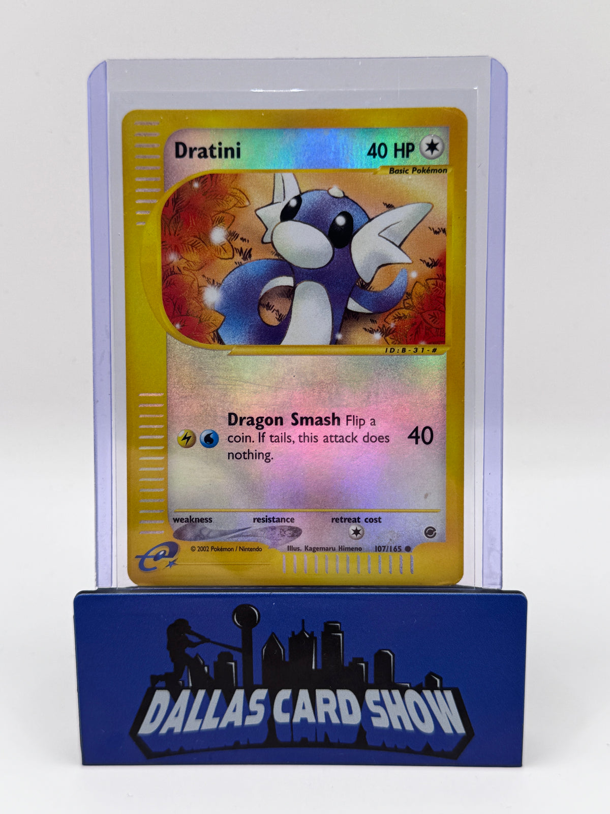 2002 Pokemon - Dratini (Rev. Foil) - 107/165 Expedition HP
