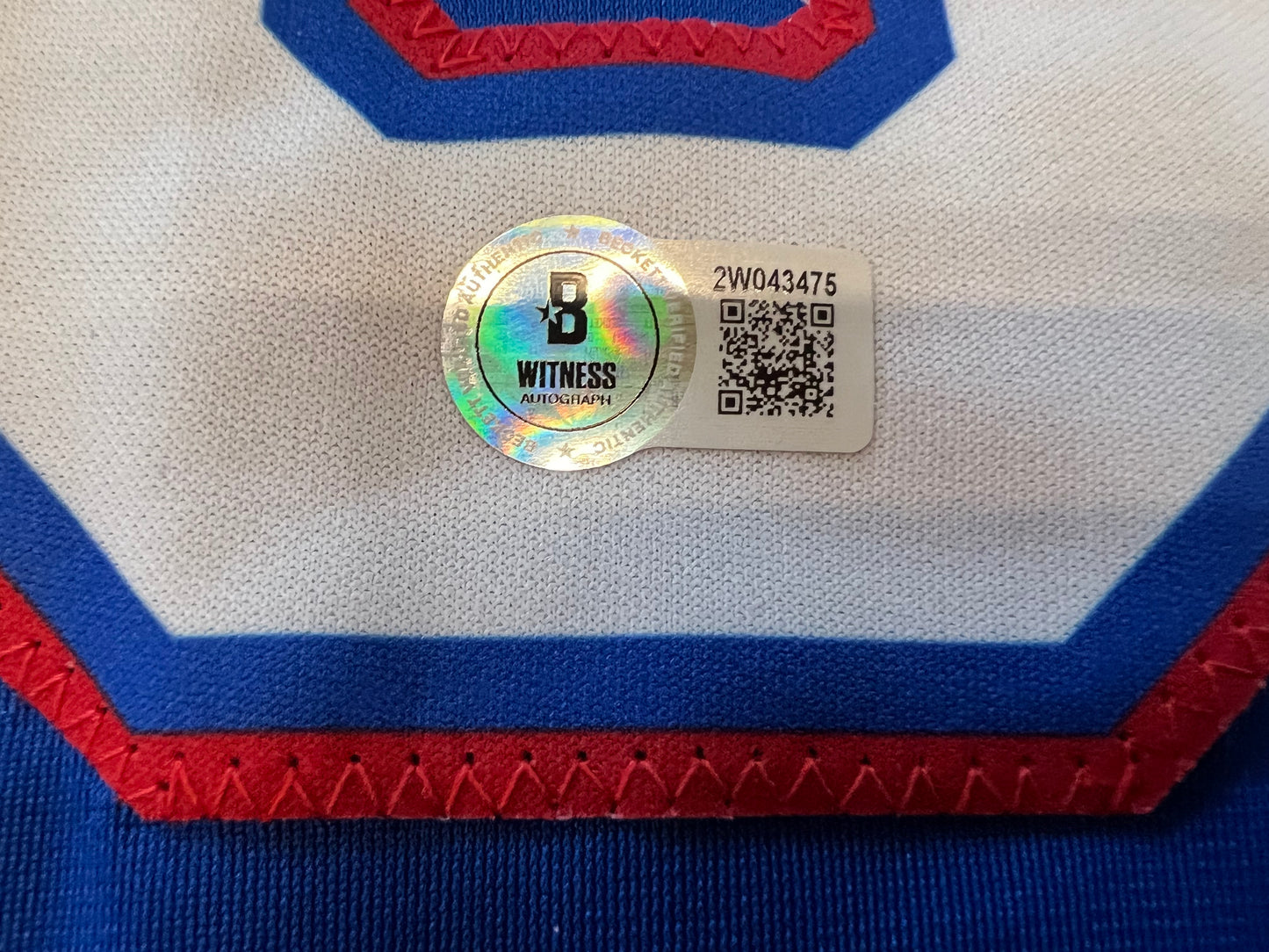 IAN KINSLER TEXAS RANGERS SIGNED BLUE JERSEY BAS COA