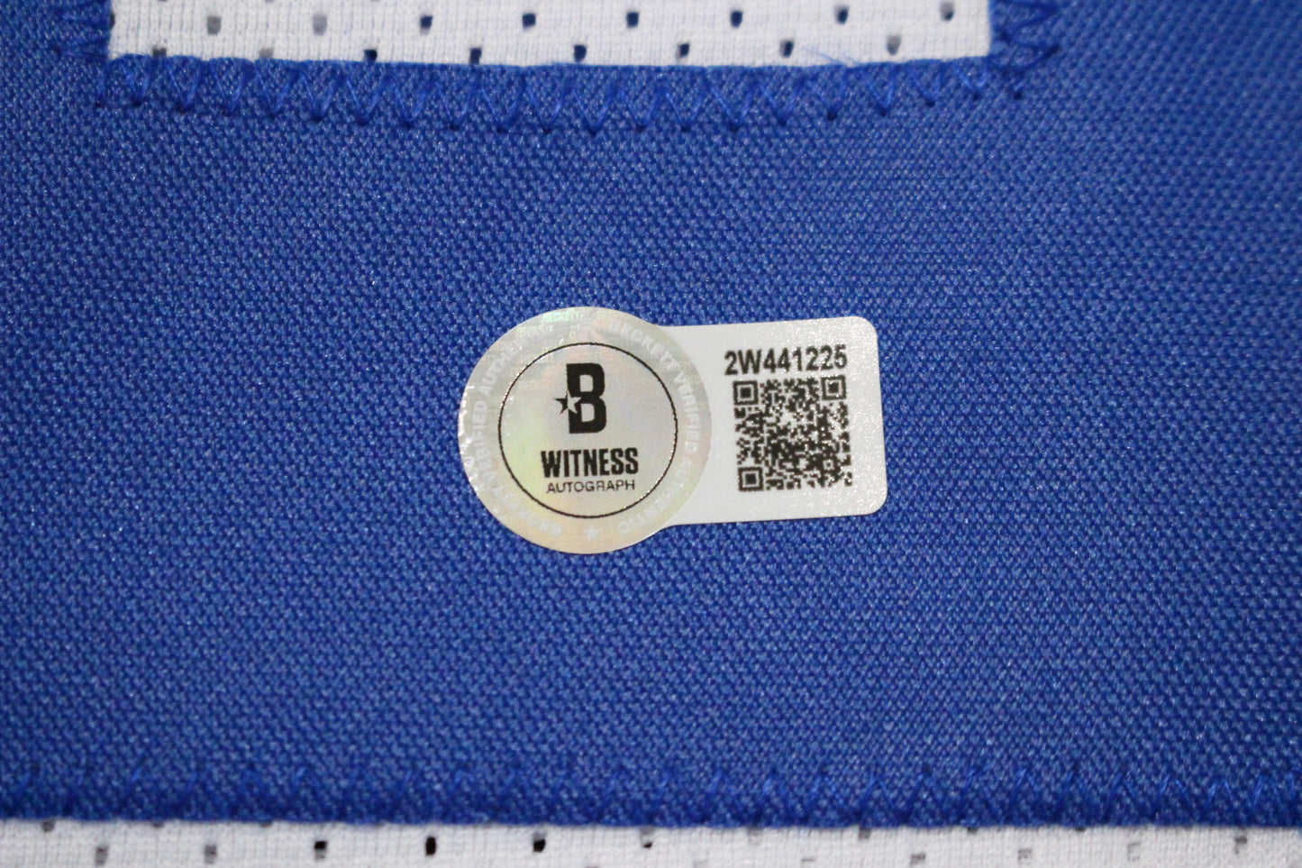 JAYDON BLUE DALLAS COWBOYS SIGNED HOME FOOTBALL JERSEY Texas Longhorns  BAS