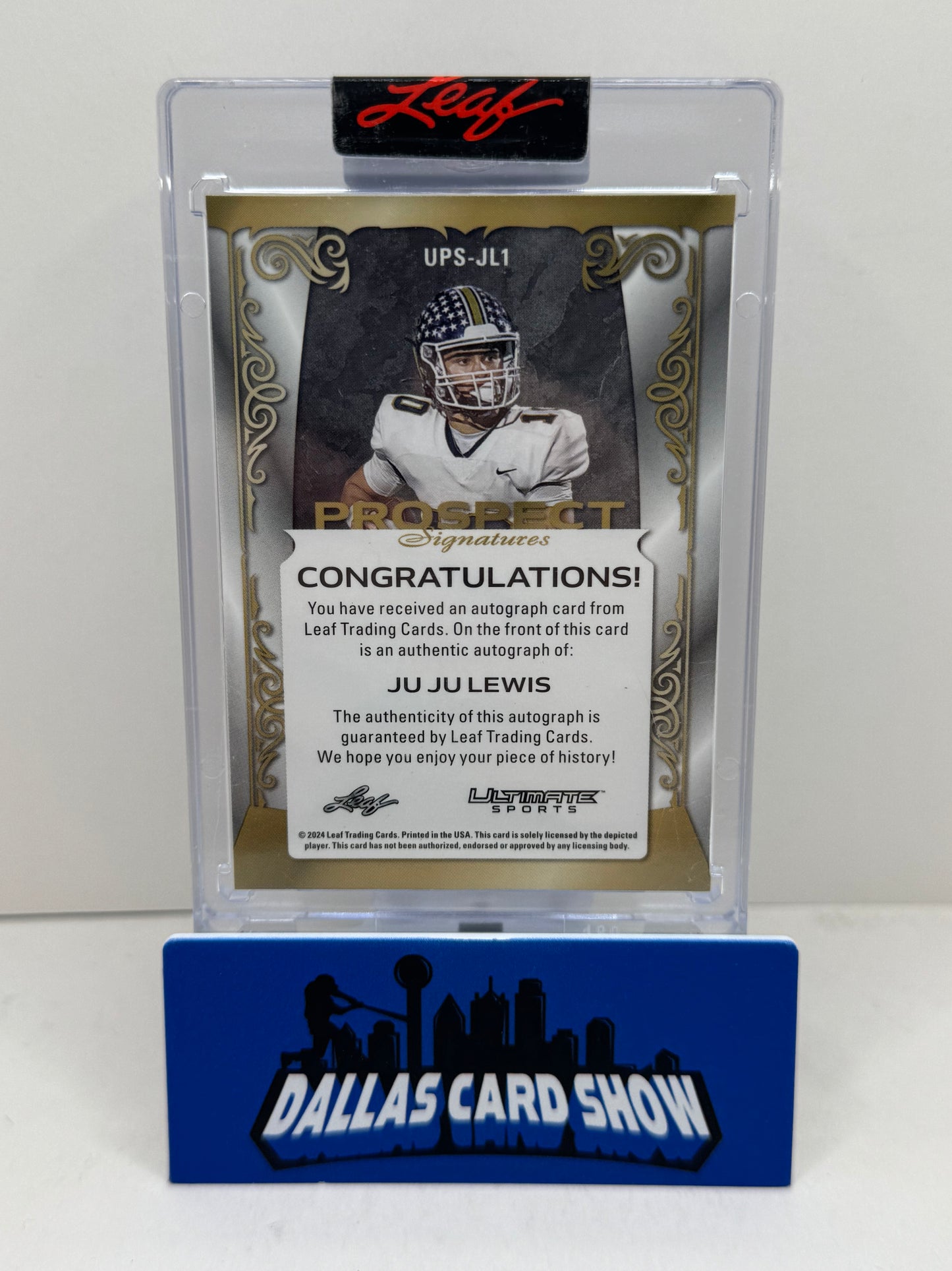 2024 Leaf Ultimate Sports #UPS-JL1 Juju Lewis Prospect Signatures /9