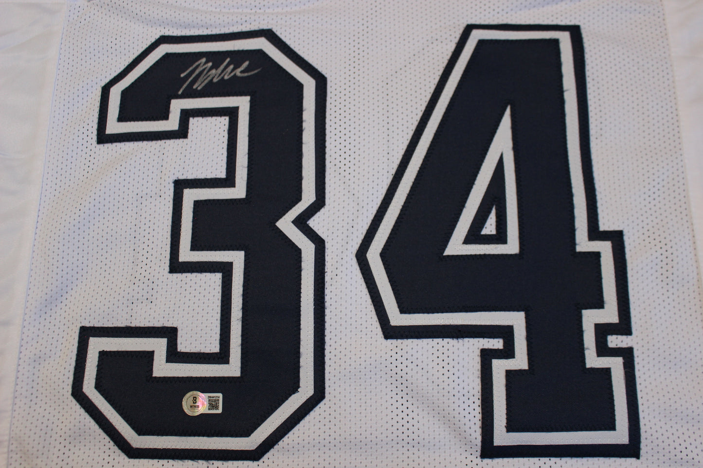 JAYDON BLUE DALLAS COWBOYS SIGNED ALT FOOTBALL JERSEY UT Longhorns BAS COA