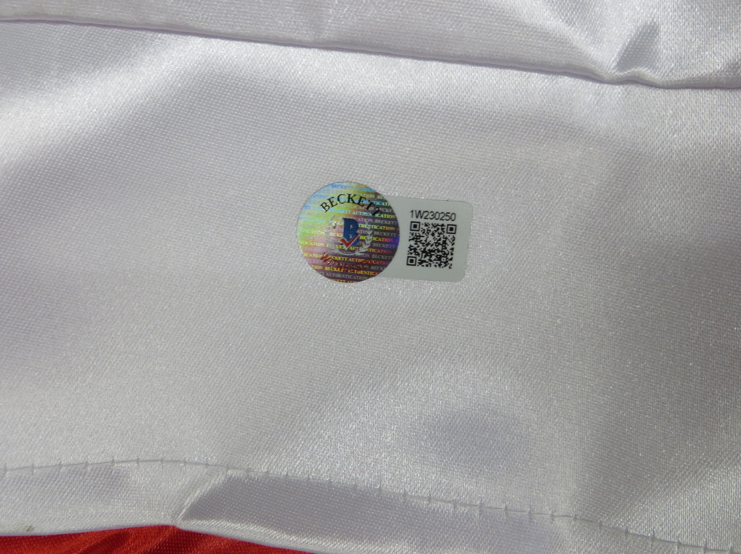 KEVIN VON ERICH SIGNED WHITE RING ROBE BAS COA