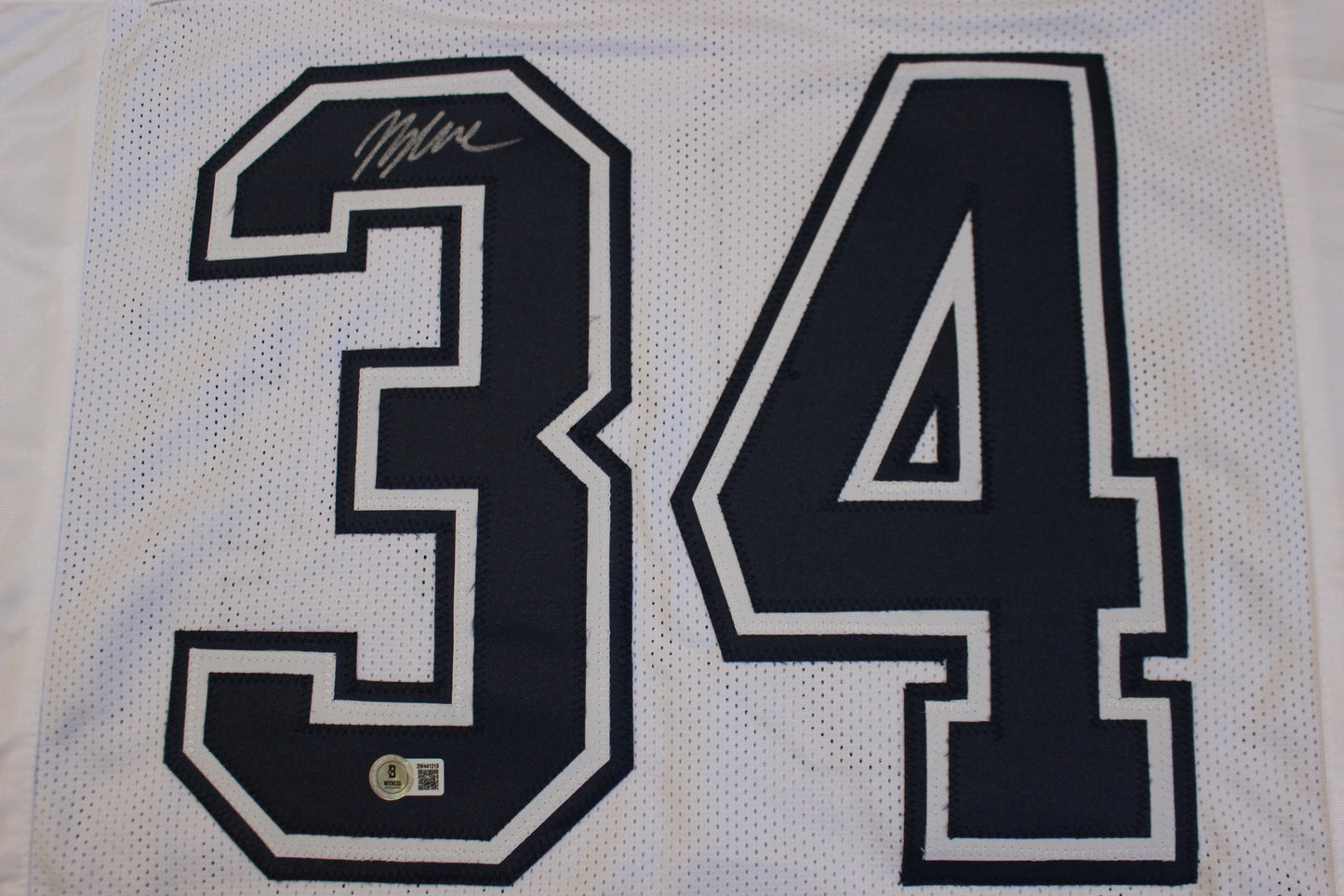 JAYDON BLUE DALLAS COWBOYS SIGNED ALT FOOTBALL JERSEY UT Longhorns BAS COA