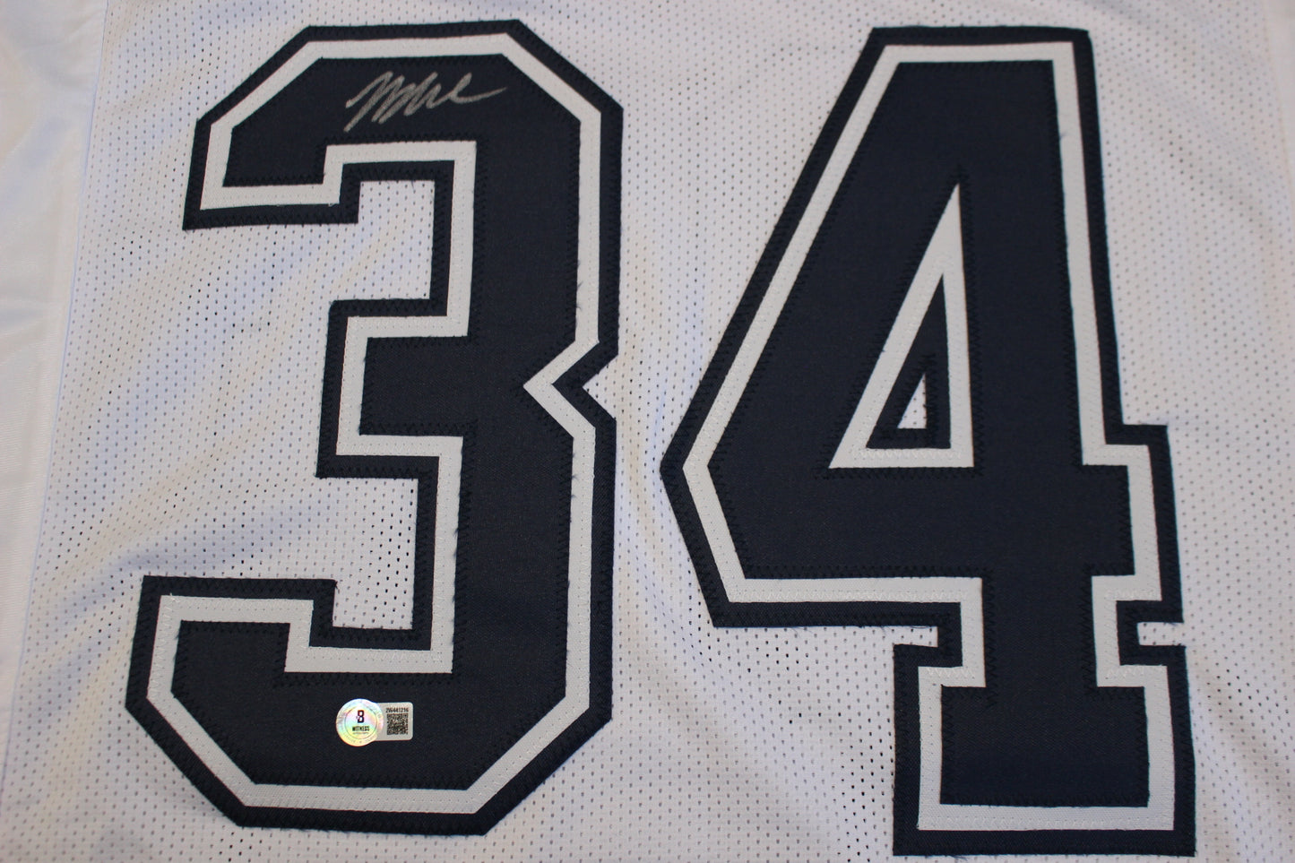JAYDON BLUE DALLAS COWBOYS SIGNED ALT FOOTBALL JERSEY UT Longhorns BAS COA