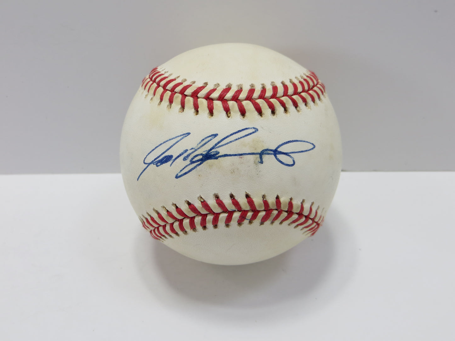 IVAN PUDGE RODRIGUEZ SIGNED OML BASEBALL JSA