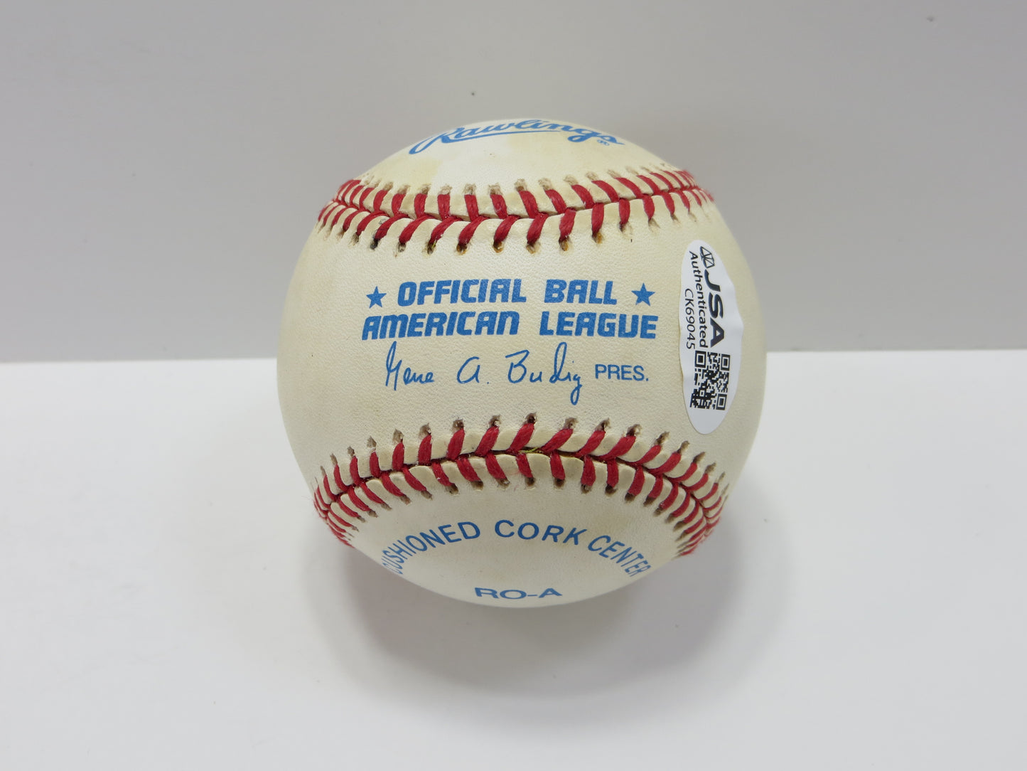 IVAN PUDGE RODRIGUEZ SIGNED OML BASEBALL JSA