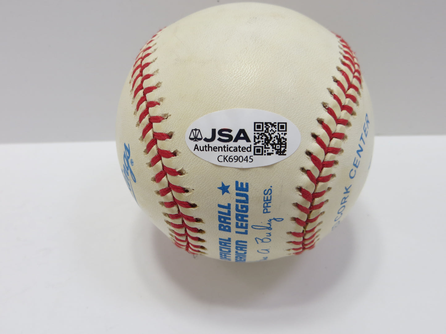 IVAN PUDGE RODRIGUEZ SIGNED OML BASEBALL JSA