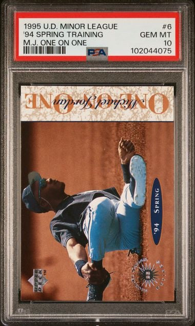 1995 Upper Deck Minor League #6 Michael Jordan One on One PSA 10