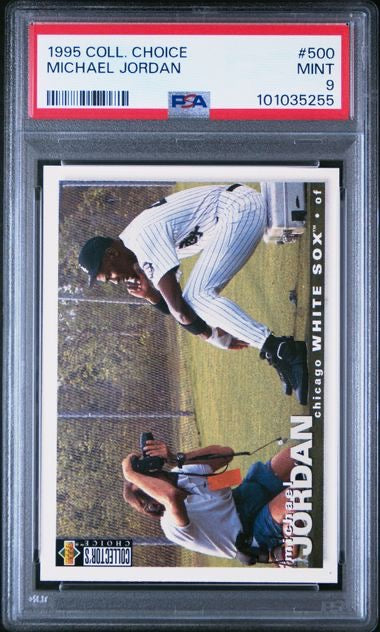 1995 Upper Deck Collectors Choice #500 Michael Jordan PSA 9
