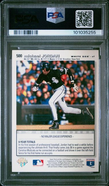 1995 Upper Deck Collectors Choice #500 Michael Jordan PSA 9