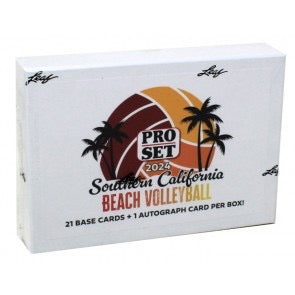 2024 Leaf Pro Set Southern California Beach Volleyball Factory Sealed Hobby Box