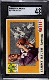 1955 Topps All American #20 Sammy Baugh SGC 4