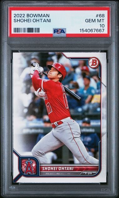 2022 Bowman #68 Shohei Ohtani PSA 10