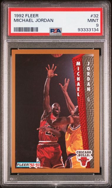 1992 Fleer #32 Michael Jordan PSA 9