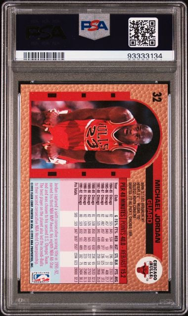 1992 Fleer #32 Michael Jordan PSA 9