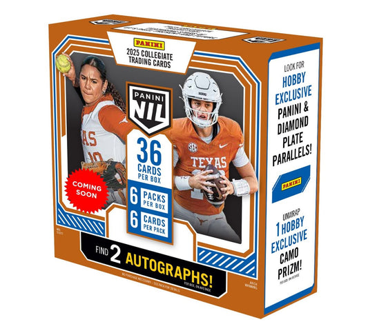 2025 Panini University of Texas NIL Hobby Box