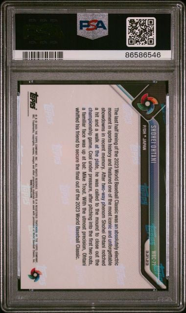 2023 Topps Now #WBC71 Shohei Ohtani World Baseball Classic PSA 9