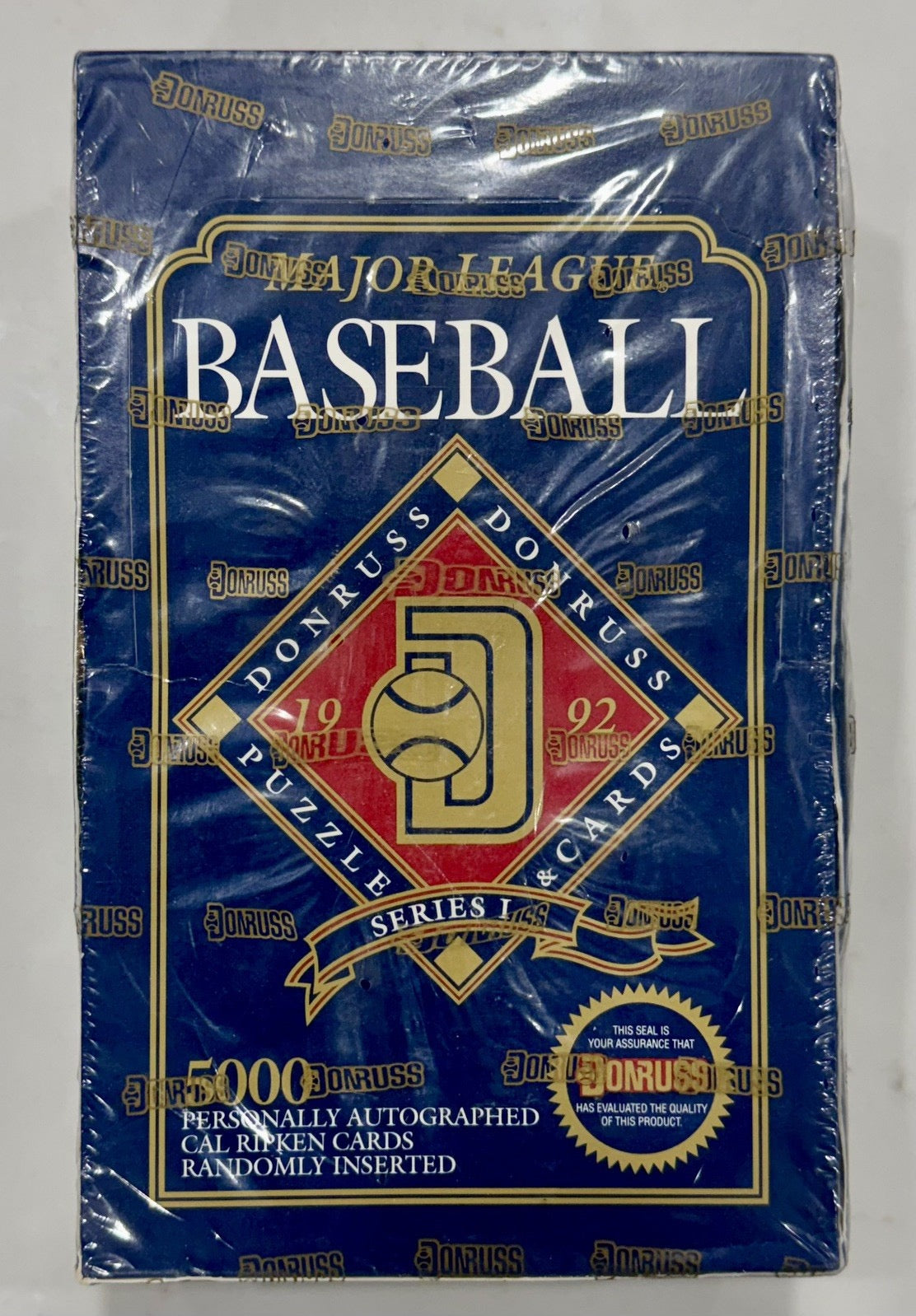 1992 Donruss Baseball Series 1 Factory Sealed Box Find The Cal Ripken Auto