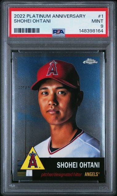 2022 Topps Chrome Platinum Anniversary #1 Shohei Ohtani PSA 9