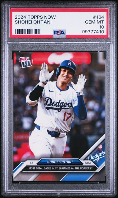 2024 Topps Now #164 Shohei Ohtani PSA 10