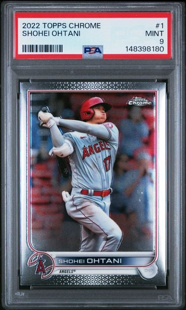 2022 Topps Chrome #1 Shohei Ohtani PSA 9