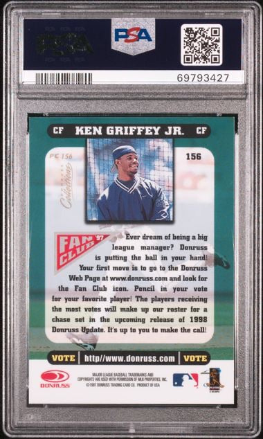 1998 Donruss Collection #PC156 Ken Griffey Jr. Prized Collection PSA 9