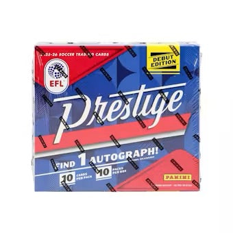 2025/26 Panini Prestige EFL Soccer Hobby Preferred Box