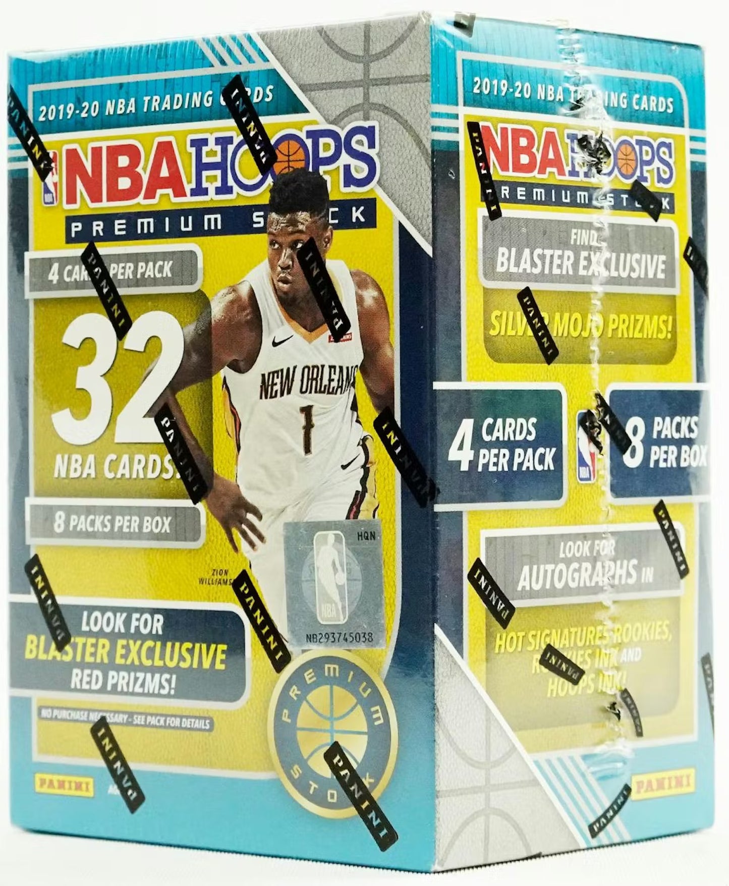 2019-20 Hoops Premium Stock Basketball Blaster Box