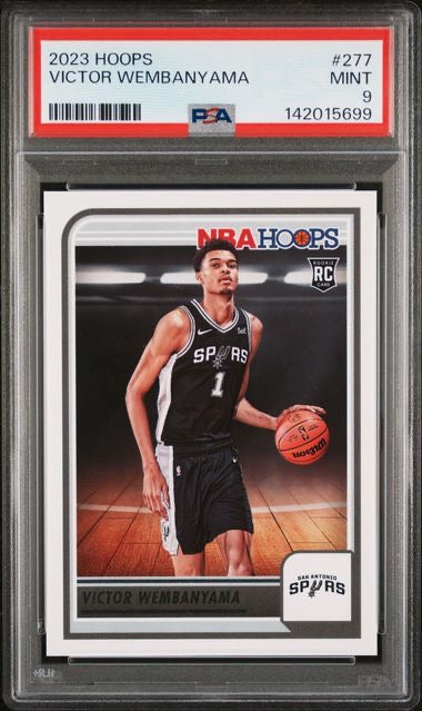 2023 Panini Hoops #277 Victor Wembanyama Rookie RC PSA 9