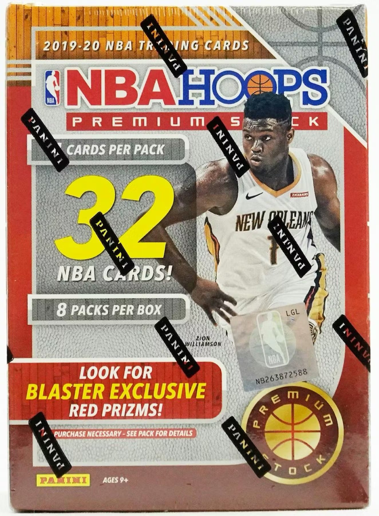 2019-20 Hoops Premium Stock Basketball Blaster Box