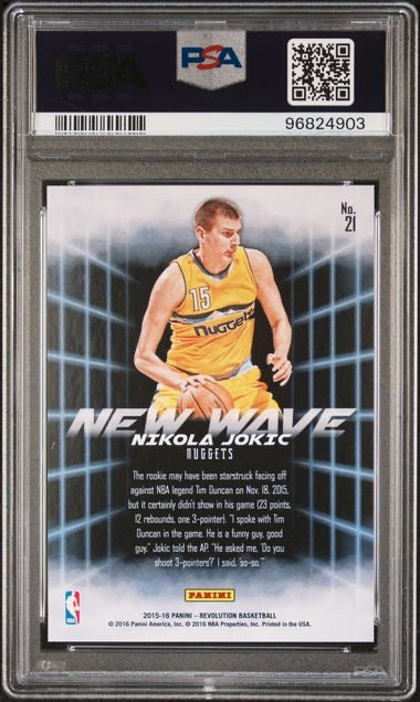 2015-16 Panini Revolution #21 Nikola Jokic New Wave PSA 9