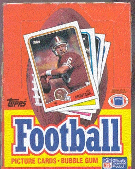 1988 Football Topps Closeout Wax Box Factory Sealed By Topps