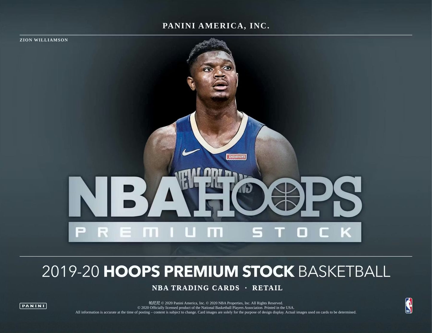 2019-20 Hoops Premium Stock Basketball Hanger Box