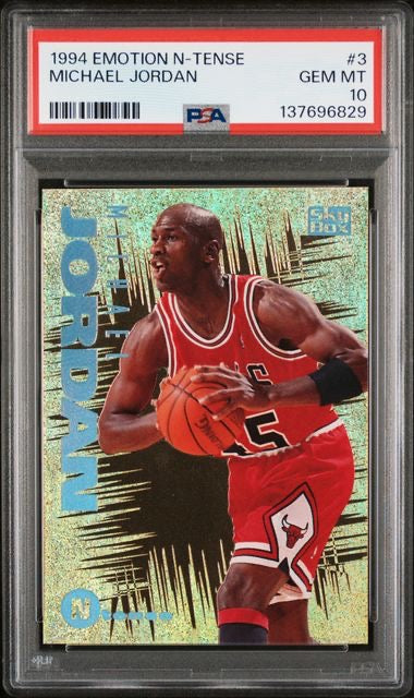 1994 Skybox Emotion N-Tense #3 Michael Jordan PSA 10
