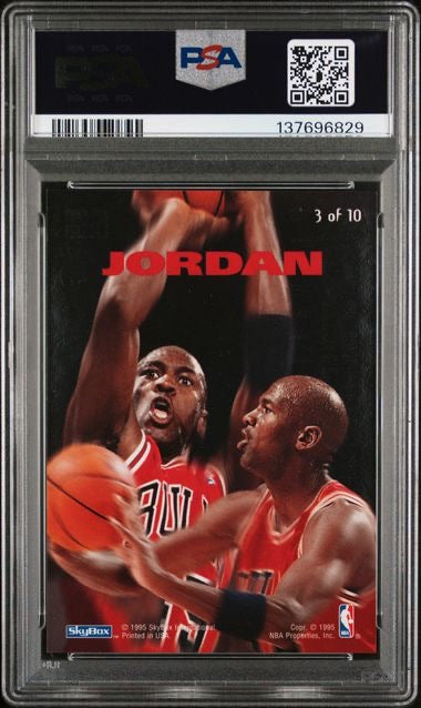 1994 Skybox Emotion N-Tense #3 Michael Jordan PSA 10