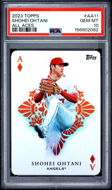 2023 Topps #AA11 Shohei Ohtani All Aces PSA 10