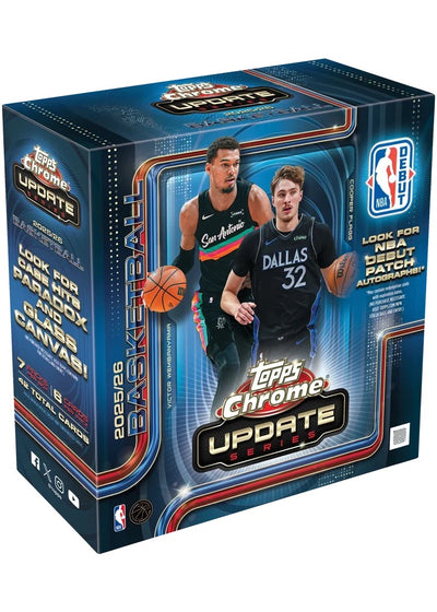 2025-26 Topps Chrome Update Basketball Mega Box