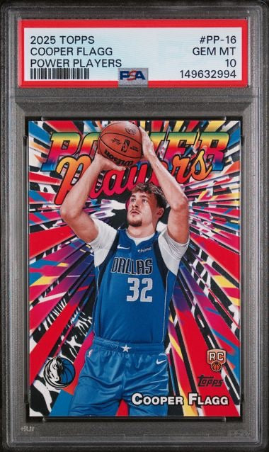 2025 Topps #PP-16 Cooper Flagg Power Players PSA 10