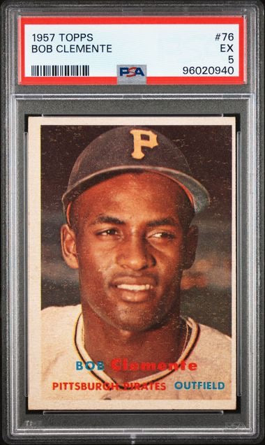1957 Topps #76 Roberto Clemente PSA 5