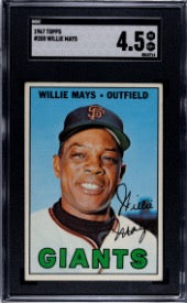 1967 Topps #200 Willie Mays SGC 4.5