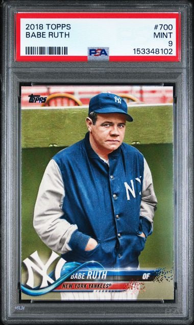 2018 Topps #700 Babe Ruth PSA 9